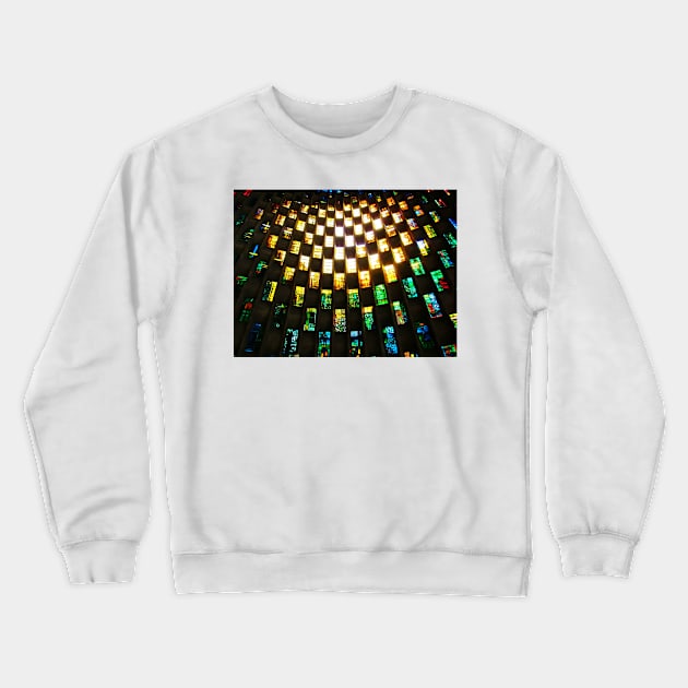 Glorious Stained Glass Crewneck Sweatshirt by JohnDalkin